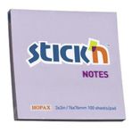 Hopax Stıckn 76X76 mm Pastel Lila 100 Yaprak Yapışkanlı Not Kağıdı