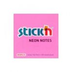Hopax Stıckn Yapışkanlı Not Kağıdı 100 Yaprak 76x51 Mm Pastel Pembe