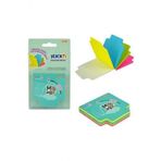 Hopax Stickn Yapışkanlı Not Kağıdı 70x70 Mm 4 Neon Renk 100 Yaprak