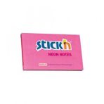 Hopax Stıckn Yapışkanlı Not Kağıdı 76x127 Neon Pembe ( 12 Adet)He21169