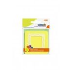Hopax Stickn Yapışkanlı Not Kağıdı Kare şekilli 50 Yaprak 70x70 mm Sarı