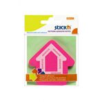 Hopax Stickn Yapışkanlı Not Kağıdı Ok Şekilli 50 Yaprak 70 x 70 mm Pembe