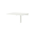 Hopdiye Ikea Norberg Duvara Monte Masa Beyaz 75x60 cm