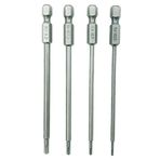 HOPLEX Altıgen Başlı Allen Anahtarı Matkap Ucu Seti 1,5, 2,0, 2,5 ve 3,0 mm S2 Çelik 1/4 inç Tornavidalar için Altıgen Şaft Elektrikli Vidalı/Matkap RC Onarım Çalışması