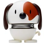 Hoptimist - Hayvanlar - İskandinav Tasarımı Dekoratif Figürler (Küçük - Köpek - Beyaz)