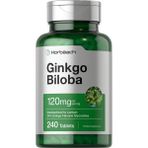 Horbaach Ginkgo Biloba Mabet Ağacı Ekstrat 120 mg 240 Tablet Flavone Glycoside Vegetarian Gluten Free