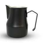 Horecamark Siyah Milk Pitcher 500 ml Paslanmaz Çelik Ördek Ağızlı Süt Potu