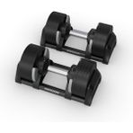 Horizon Fitness Ayarlanabilir Dambıl Seti 2-20 kg Döküm Mat Siyah Ergonomik Tasarım