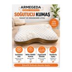 Horlama Önleyici Ergonomik Visco Yastık – Soğutucu Örme Kumaş – 55x40x12 cm ARM-VAS01-2026