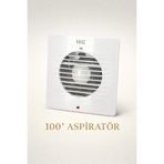 Horoz 100 mm Banyo Aspiratörü Duvar ve Tavan Tipi Havalandırma Fanı