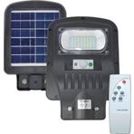 Horoz 50 W Beyaz Işık Siyah Led Solar Güneş Enerjili Lamba Sokak Armatür