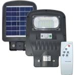 Horoz 50W Siyah LED Solar Güneş Enerjili Lamba Sokak Armatür Beyaz Işık - Şeffaf