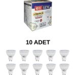 Horoz Aydınlatma Horoz 001-064-0010 LED Ampul 10W 4200K GU10 Duy - 10’lu Paket - RGB