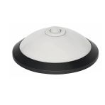 Horoz E-27X2 Siyah Duylu Sensörlü Tavan Glop Ip20 220 Volt (360 Derece Plastik Kasa 2 Adet Ampul Takılır)