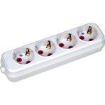 Horoz Electric 4'lü Topraklı Kablosuz Klemensli Grup Priz