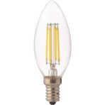 Horoz Elektrik 6W LED Ampul E14 Duylu 6400K Beyaz Işık Filament Candle