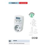 Horoz Elektrik Horoz Timer-2 Dijital Ayar Zaman Saati Prizi Rolesi Haftalık 20 Programlı Açma-Kapama