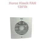 Horoz Fan-120 120 Lik Banyo Ve Mutfak Havalandırma Aspiratörü Plastik Beyaz 15W Ip20 220 Volt (Montaj Delik Çapı 120Mm 1