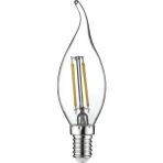 Horoz Flame-6W Beyaz Kıvrık Filament Led Ampul E14