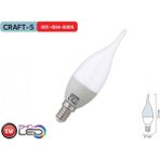 Horoz LED Ampul 6W 6500K 510LM E14 ( Craft Kıvrık Serisi ) 175-250V (100AD) - Beyaz