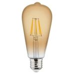 Horoz Rustic Vintage-6 Led Ampul Sarı Işık E27 6w