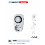Horoz Timer-1 Priz Tipi Analog Zaman Saati Günlük Zamanlama