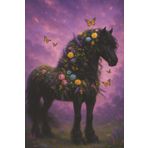 Horse Journal: Cute fun magical themed horse notebook, ideal gift for horse lovers of all kinds, ideal for back to school,, blank lined pages, ideal travel size, 6x9 inches, 100 pages.