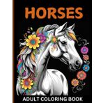 Horses: relaxing adult coloring book of horse zentangles