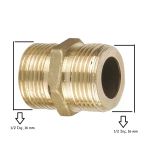 Hortum Eki, Sari Duz 1/2 X1/2 Nipel, Rekor 4 Adet