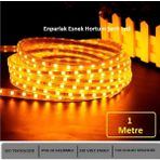 Hortum Esnek Şerit LED Amber Işık 220V Fış/1,2,3,4,5,7,10,15,20,25,30 Metre - 1 m