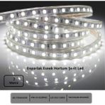 Hortum Esnek Şerit LED Beyaz Işık 220V Fış/1,2,3,4,5,7,10,15,20,25,30 Metre - 2 m