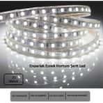 Hortum Esnek Şerit LED Beyaz Işık 220V Fış/1,2,3,4,5,7,10,15,20,25,30 Metre - 20 m