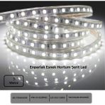 Hortum Esnek Şerit LED Beyaz Işık 220V Fış/1,2,3,4,5,7,10,15,20,25,30 Metre - 5 m
