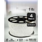 Hortum Esnek Serit LED Gün Isigi + 220V Fiş 1,2,3,4,5,10,15,20,25,50,100 Metre - 4 m - Beyaz