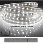 Hortum Esnek Şerit LED Gün Işığı Işık 220V Fış/1,2,3,4,5,7,10,15,20,25,30 Metre - 1 m - Beyaz