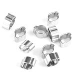 Hortum Kelepçeleri, Akozon 10 adet Çinko Kaplama Paslanmaz Çelik İki Kulak Hortum Kelepçesi 5-23 mm Yakıt Hattı Kelepçesi Yakıt Benzinli Boru Borusu için (5-7 mm)