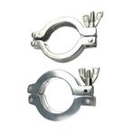 Hortum Klipsleri Ayarlanabilir, Vakum Kelepçe Seti 304 Paslanmaz Çelik Alüminyum Alaşım Flanş Halkası Orta Braket Boru Bağlantı Parçaları O-Ring KF16 KF25 KF40 KF50(Ss304 Kf40 Suit,5PCS)