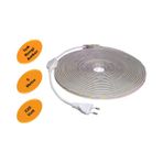 HORTUM ŞERİT LED 220 VOLT SU GEÇİRMEZ FİŞ DAHİL 5 METRE AMBER