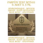 Horus Nefertem TEST SETi-01 - 6 Adet x 3ml Parfüm Keşif Seti Deneme Boyu Seti Erkek Parfümler