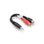 Hosa 3.5 mm TRS M - Dual RCA F Stereo Breakout Kablo