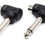 Hosa GPR123 Açılı Fiş Adaptörü Mandal 6,3 mm TS (2 Adet)
