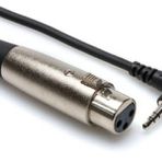 Hosa Xlr (F) 3.5 mm Trs (M) 30 cm Mikrofon Kablosu