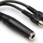 Hosa YRA-115 1/4 Ts (F) Dual Rca (F) Y-Kablo