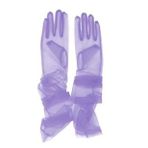 Hoseirty Kadınlar için uzun tül düğün parti eldiveni, gelinler için, 27,5 inç dirsek uzunluğu Vintage Sheer Tee parti akşam mezuniyet opera parti eldiveni, Lavanta, Elbow Length