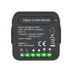 Hosioe QS-Zigbee-CP03 Tuya ZigBee Akıllı Perde Anahtar Modülü Ev Perdesi Modifikasyon Modülü Cep Telefonu Cihaz Paylaşımı Zamanlama Fonksiyonu APP Uzaktan Kumanda Kontrolü ile Uyumlu Home Ses