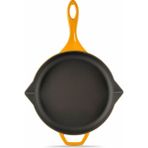 Hosse HSYKTV-28-S Sarı 28 cm Yardımcı Kulplu Yuvarlak Kızartma Tavası