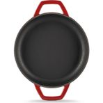 Hosse Kırmızı 22 cm Çift Kulplu Sahan