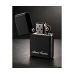 hot flowers Kişiye Özel Isimli Siyah Metal Çakmak benzinli kişize özel çakmak