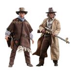 Hot Toys Marty Mcfly & Doc Brown Back To The Future III Sixth Scale Figür Oyuncak Seti 909370 & 909369 Bttf Mms616 Mms617