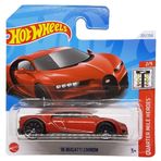 Hot Wheels '16 Bugatti Chiron Quarter Miles Heroes 2/5 (201/250) HTB88 Kırmızı 2024 + Koruyucu Kısa Kart Frikimonkey